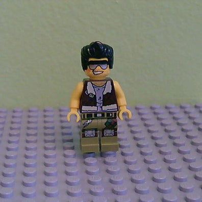 LEGO Minifigure-Frank Rock-Monster Fighters-MOF015-Creative Brick Builders
